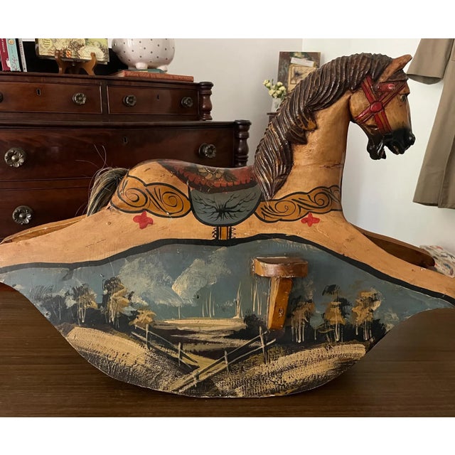 A one of a kind vintage piece for a nursery, playroom, or entryway! It also makes an excellent display piece for...