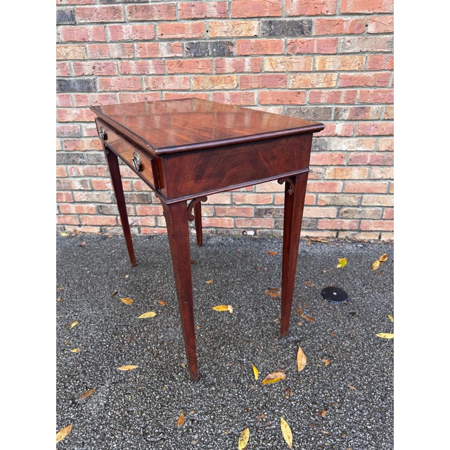 19th Century English One Drawer Side Table For Sale - Image 4 of 7