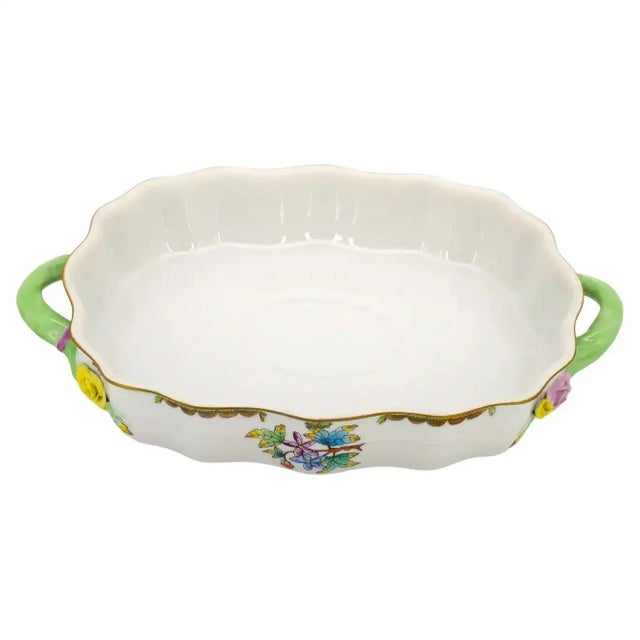 Ceramic Herend Porcelain Tableware Covered Bowl / Tureen For Sale - Image 7 of 13