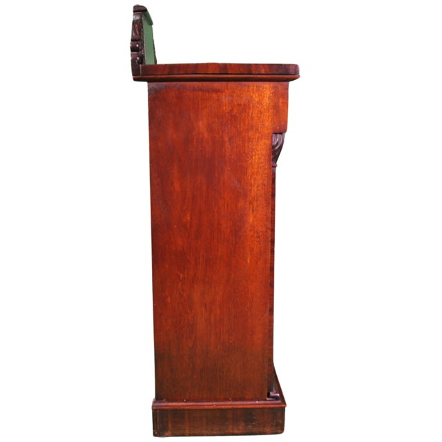 Brown Late Empire Style Mini Bar Cabinet For Sale - Image 8 of 9