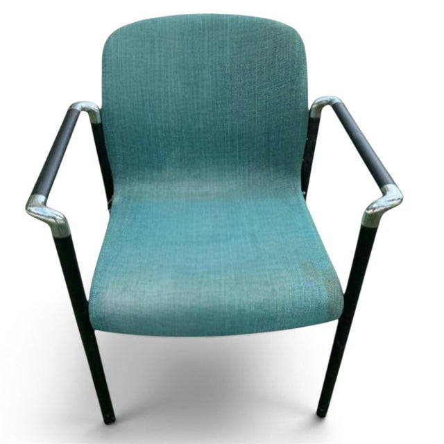 1998 Vintage Herman Miller Armchair Model El101 For Sale In Raleigh - Image 6 of 6