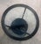 Mid 20th Century Paolo Buffa Style Black Ebonized Italian Art Deco Side Table Ground Glass Top For Sale - Image 6 of 18