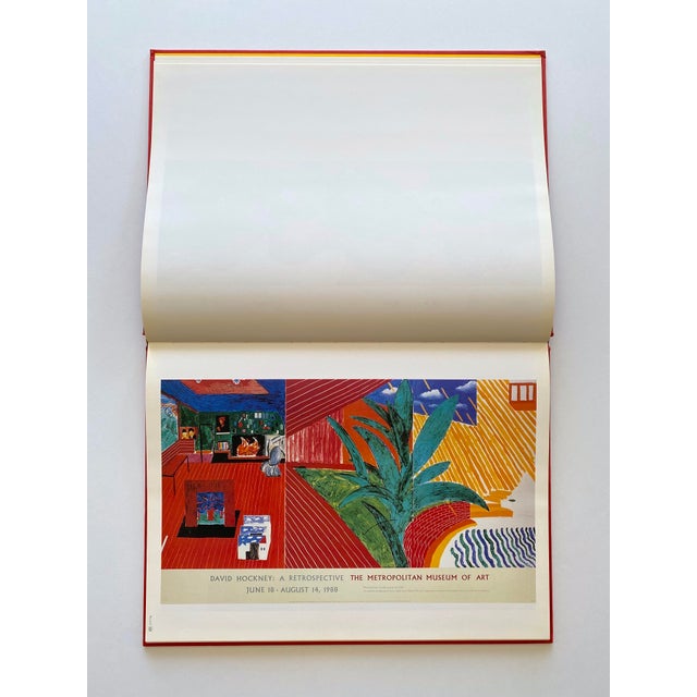 Paper " David Hockney : Poster Art " Vintage 1995 First Edition Extra Large Hardcover Pop Art Book For Sale - Image 7 of 18