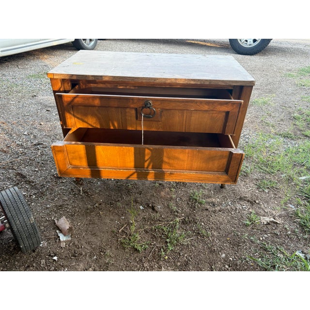 Mid-Century Modern Basic-Witz 2 Drawer Dresser For Sale - Image 3 of 7