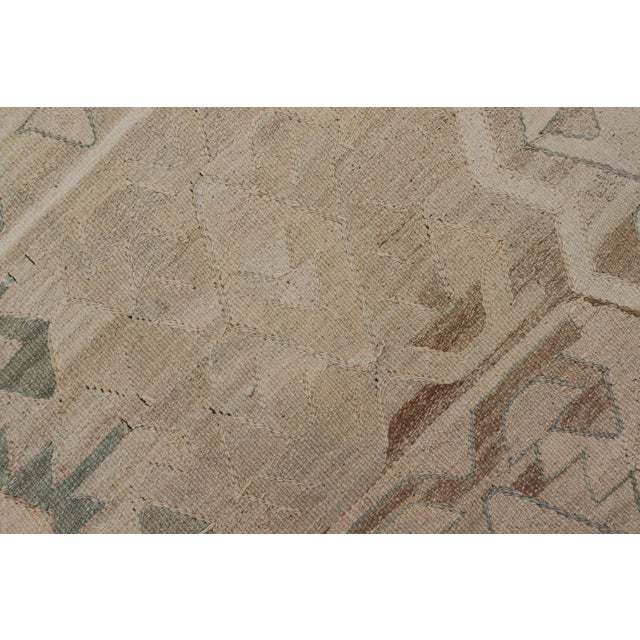 Turkish Vintage Kilim Gallery Rug With Sub-Geometric Design 5'2 X 9'1 For Sale - Image 11 of 11