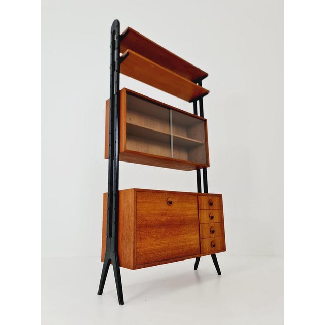 Mid-Century Danish Freestanding Bookshelf System in Teak by Bengt Ruda, 1960s For Sale - Image 18 of 18