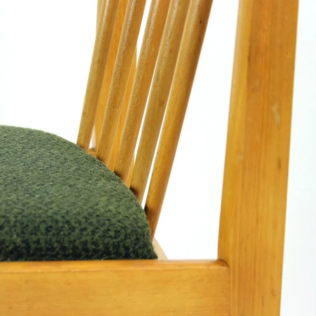 Czechoslovakian Blond Dining Chairs from Drevospoj, 1960s, Set of 4 For Sale - Image 8 of 14