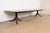 Baker Furniture Company Baker Furniture Stately Homes Georgian Banded Mahogany Double Pedestal Extension Dining Table, Newly Refinished For Sale - Image 4 of 14