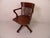 Antique Oak Revolving Office Armchair, 1890s, in Very Good conditions. Designed 1890 to 1919