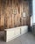 Vintage Patinated Cabinet with Sliding Doors, 1940s For Sale - Image 6 of 18