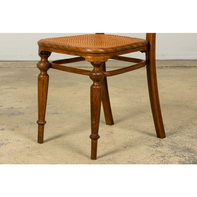 Set of 10 Late 19th Century Austrian Thonet Bentwood Cane Dining Chairs For Sale - Image 11 of 18