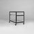 Italian Modern Cart in Steel and Glass, 1970s For Sale - Image 4 of 11