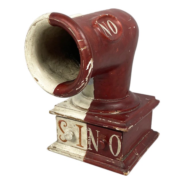 Italian Secret Voting Instrument in White and Red Wood, 1800s For Sale