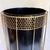 Mid-Century Modern Atomic Metal Wastebasket For Sale - Image 4 of 9
