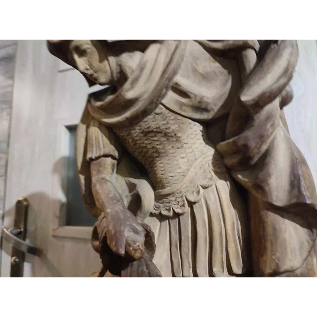 Saint Florian, 19th Century, Limewood For Sale - Image 11 of 12