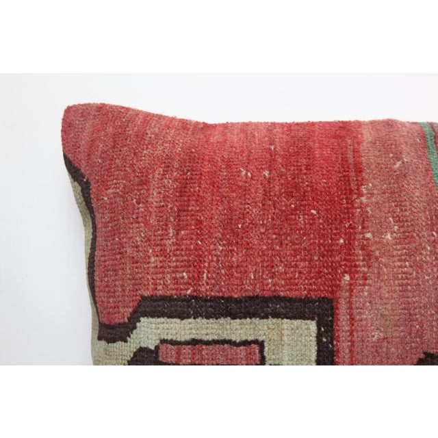 Rustic Modern Tribal Rug Lumbar Cushion Cover -20'' X 28'' For Sale - Image 10 of 10