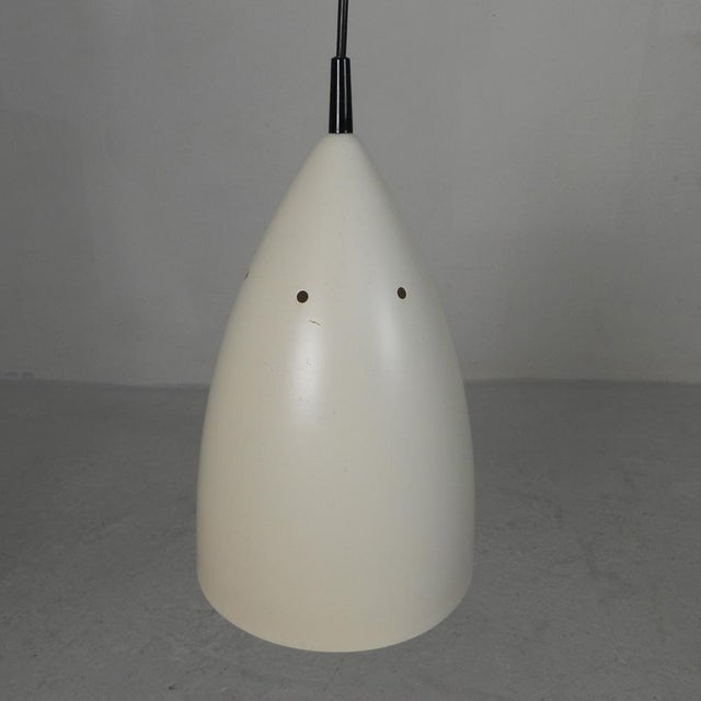 1960s Vintage Hanging Lamp with Aluminum Shade, 1960s For Sale - Image 5 of 8
