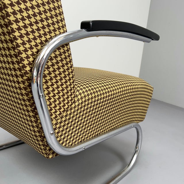 Vintage Steel Tube Cantilever Chair, 1930s For Sale - Image 11 of 13