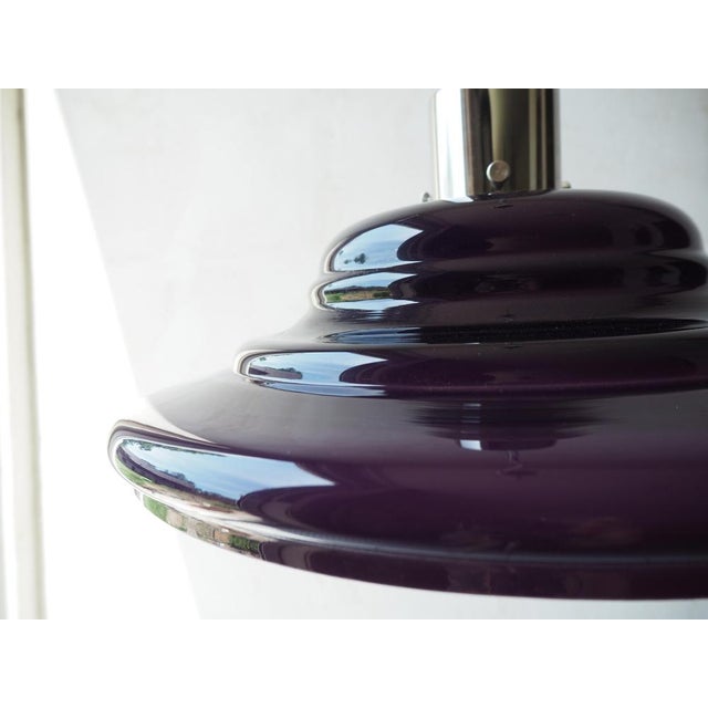 Mid-Century Glass Chandelier, Czechoslovakia, 1960s For Sale - Image 3 of 13