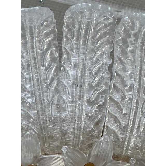 1960s Large Murano Rose Window Chandelier, 1960s For Sale - Image 5 of 13