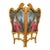 1960 Louis XVI Gold Beech Room Divider Screen - 2 Panels For Sale