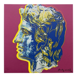 Andy Warhol Vintage 1986 Limited Edition Large Fine Art Lithograph Print " Alexander the Great " 1982 For Sale