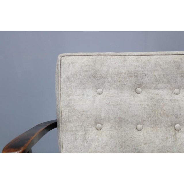 Wood Czechoslovakian Armchair from Thonet, 1940s For Sale - Image 7 of 12