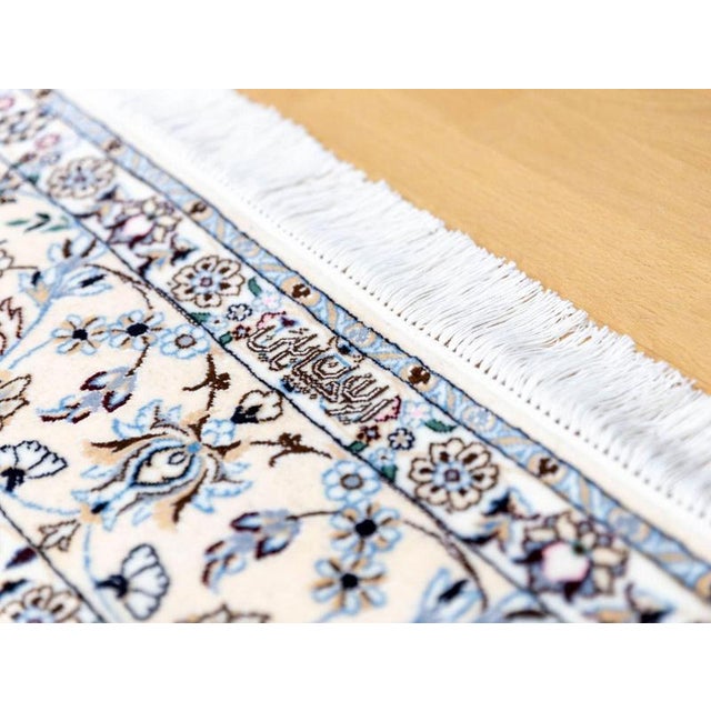 Middle Eastern Rug in Green Wool For Sale - Image 11 of 16