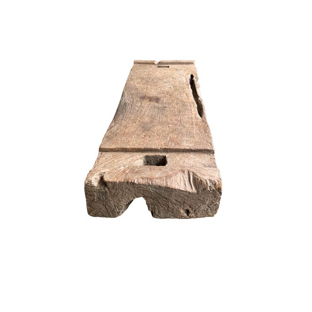 Teak Wood Java Rice Mortar Table C. 1900 For Sale - Image 10 of 10