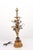 Gold Frederick Cooper Floral Italian Tole Table Lamp. 1960s Italy For Sale - Image 8 of 8