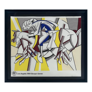 Roy Lichtenstein 1984 Los Angeles Olympic Games Poster, "The Red Horseman"