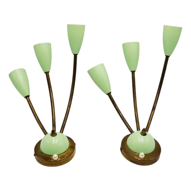 1950s Mid-Century Modern Wall lights - a Pair For Sale