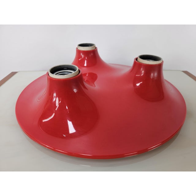 Plastic Triteti Ceiling Lamp by Vico Magistretti for Artemide, 1970 For Sale - Image 7 of 7