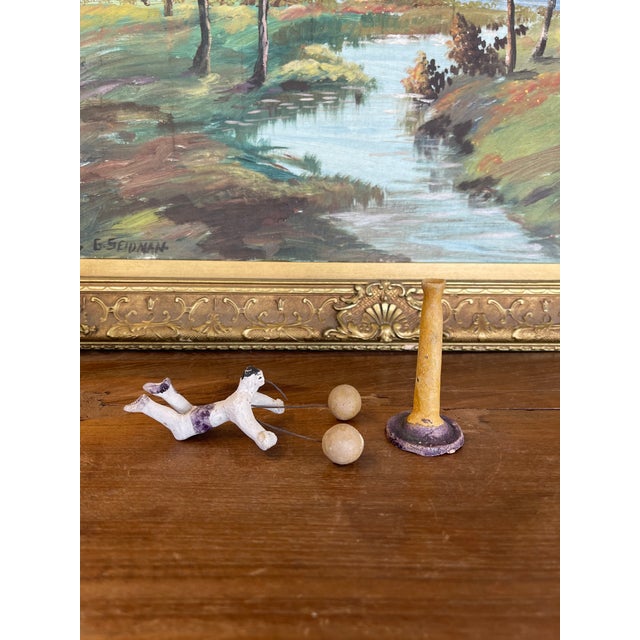 Antique Strongman Acrobat Toy With Balancing Weights, Late 19th Century. For Sale - Image 9 of 10