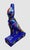 Metal Handmade Egyptian Horus Falcon Statue Inlaid With Lapis, Turquoise & Malachite – 12” For Sale - Image 7 of 7