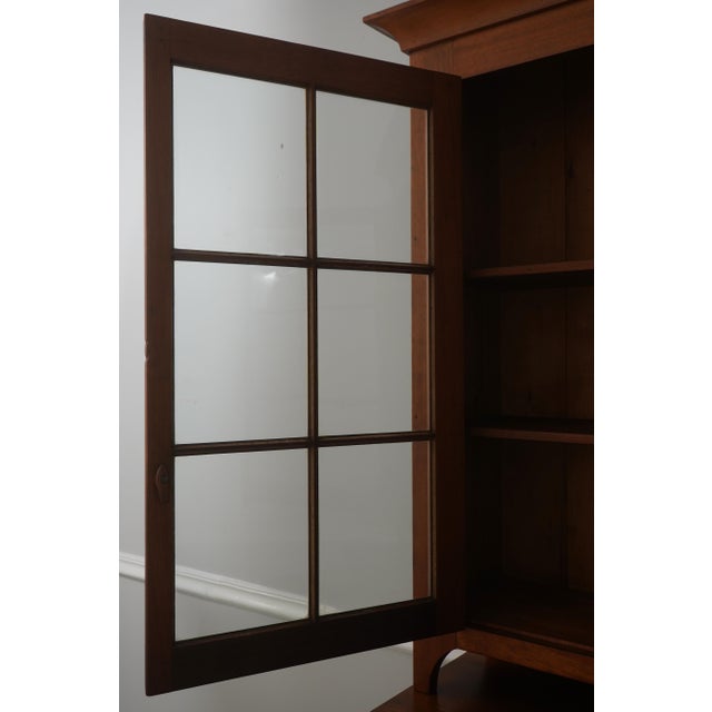 Brown Antique Early 19th Century Walnut Stepback Cupboard For Sale - Image 8 of 18