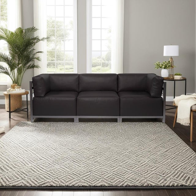 Axis 3pc Sectional Atlantis Black Titanium Frame For Sale - Image 10 of 10