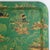 Vintage Hand Painted Chinoiserie Tole Tray Emerald Green and Gold Lacquer Rectangular Serving Tray For Sale - Image 9 of 16