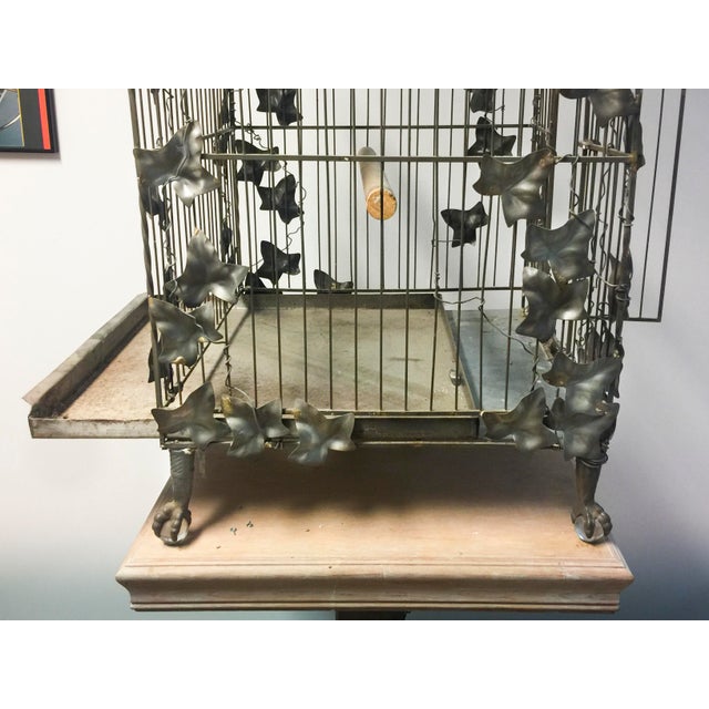 Custom Made Steel Bird Cage Chairish