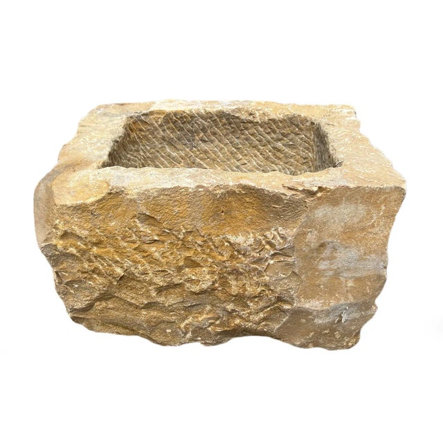 Vintage Jaisalmer Sandstone Trough For Sale In Los Angeles - Image 6 of 6