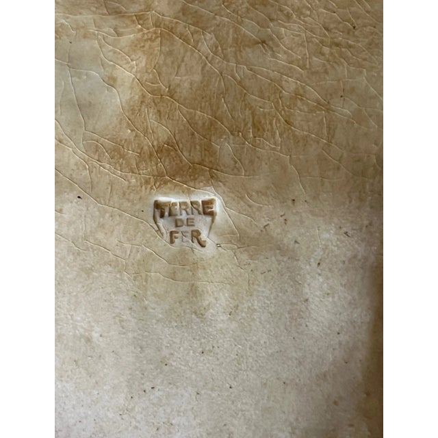 Creil Et Montereau French Majolica Asparagus Plate, 19th Century For Sale - Image 14 of 14