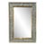 Modern Murano Glass & Brass Bubble Mirror For Sale
