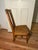 Antique Tiger Oak Rocking Chair, Side Chair and Accent Table, Set of 3 For Sale - Image 9 of 12