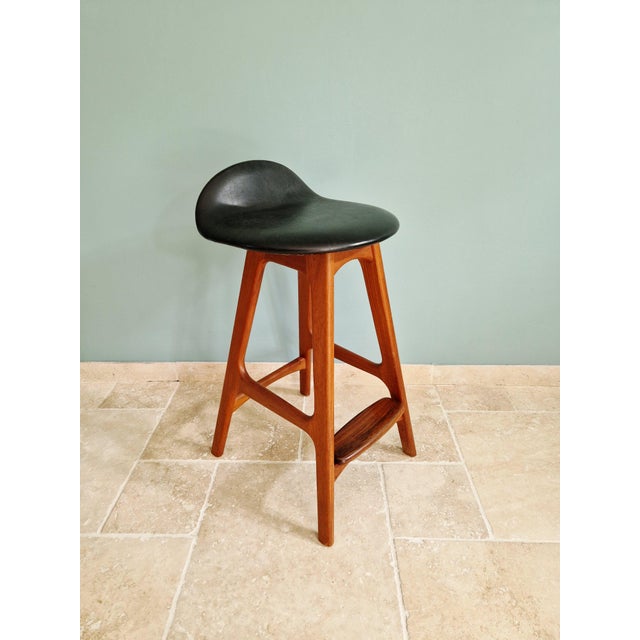 Scandinavian Model OD61 Stool in Teak by Erik Buch for OD Møbler, Denmark, 1960 For Sale - Image 9 of 15