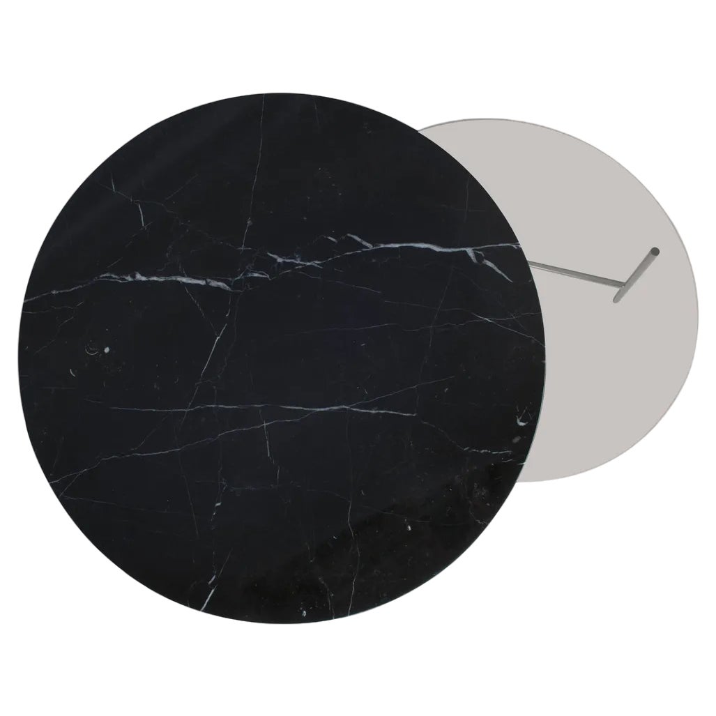 Black Marble Zorro Coffee Table by Note Design Studio Chairish
