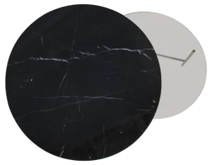 Black Marble Zorro Coffee Table by Note Design Studio