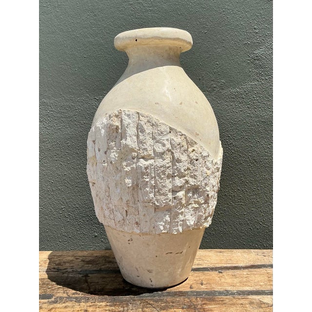 Vintage Tesellated Stone Vase For Sale - Image 12 of 12