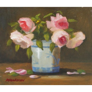 Floral Still Life Oil Painting For Sale