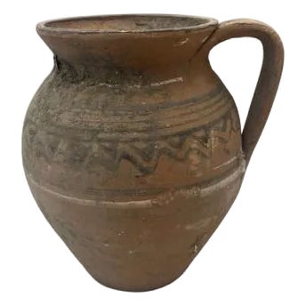 Antique Hungarian Folk Art Pottery For Sale