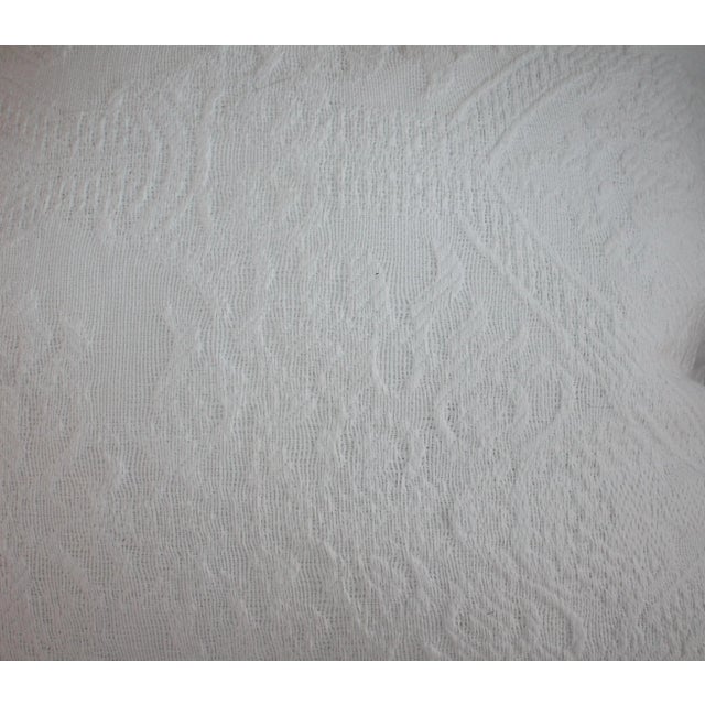 Double Sided Coverlet Pillow W/Thick Binding For Sale - Image 5 of 8